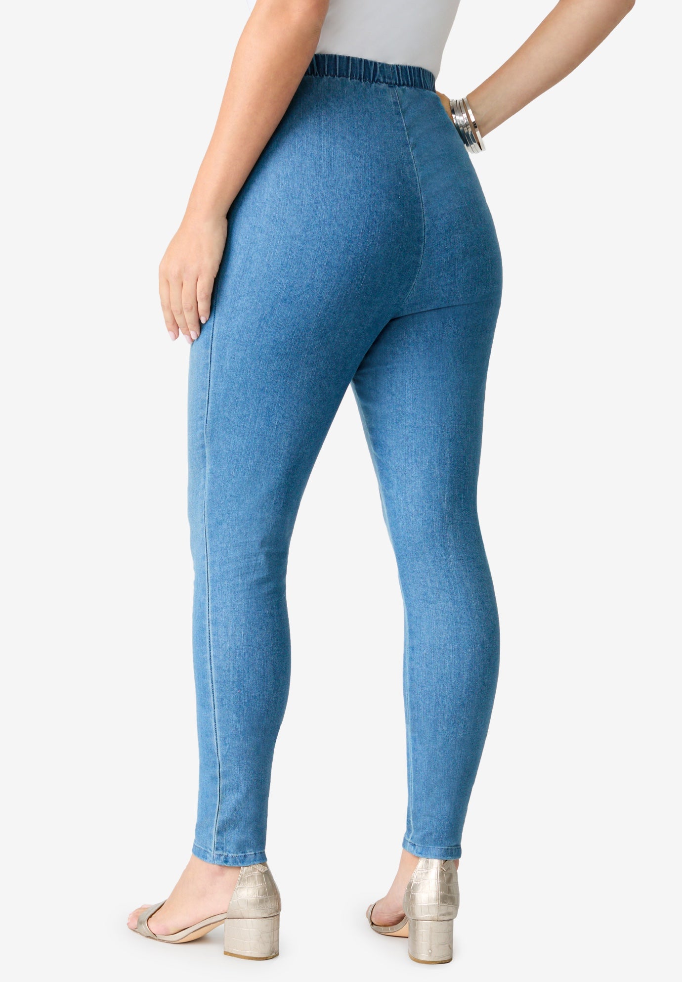 Plus Size Comfort Stretch Slim Leg Jean image number 1