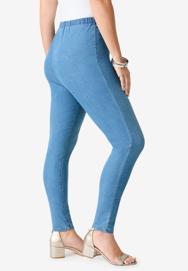 Plus Size Comfort Stretch Slim Leg Jean image number 2