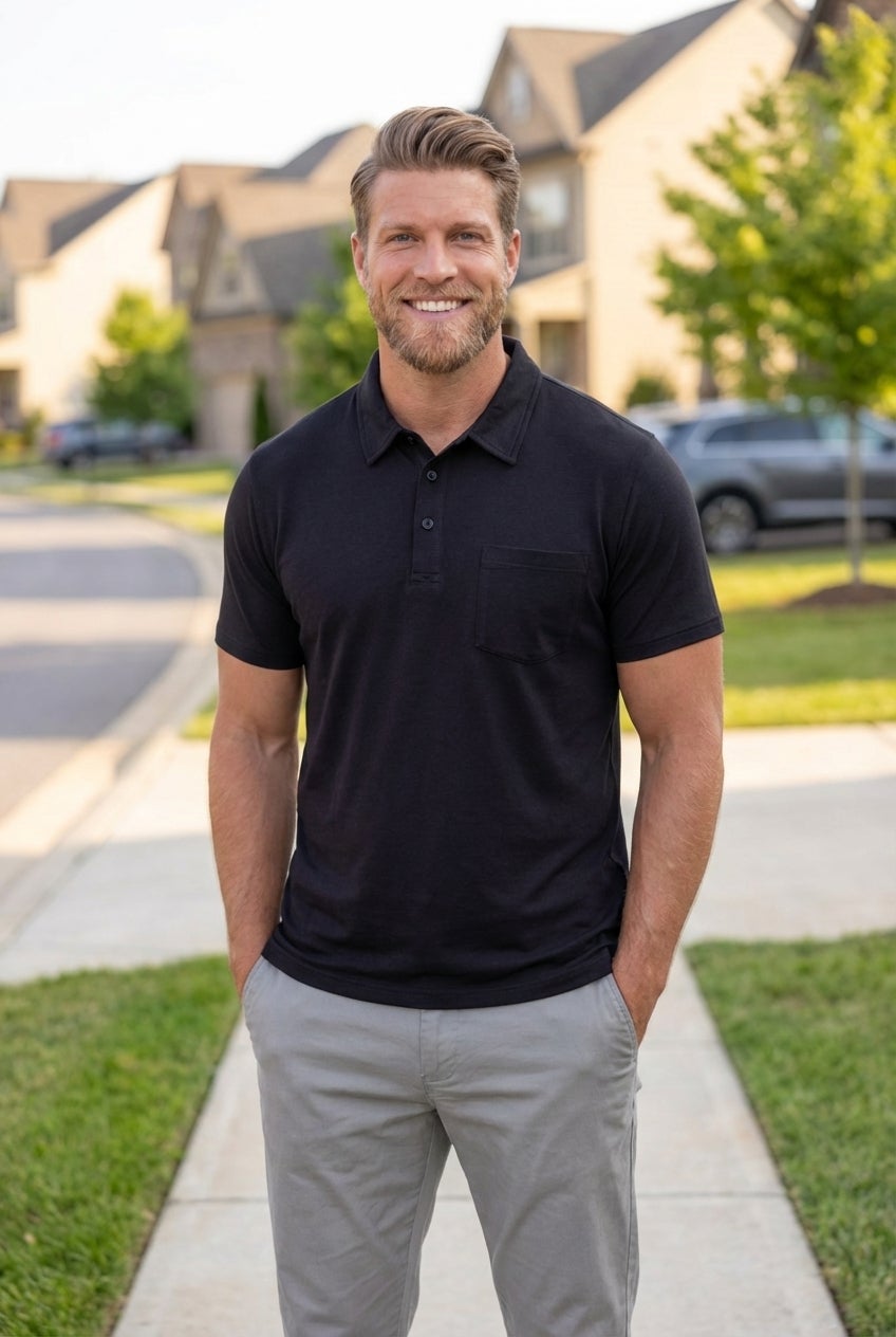 Heavyweight Jersey Polo Shirt image number 6