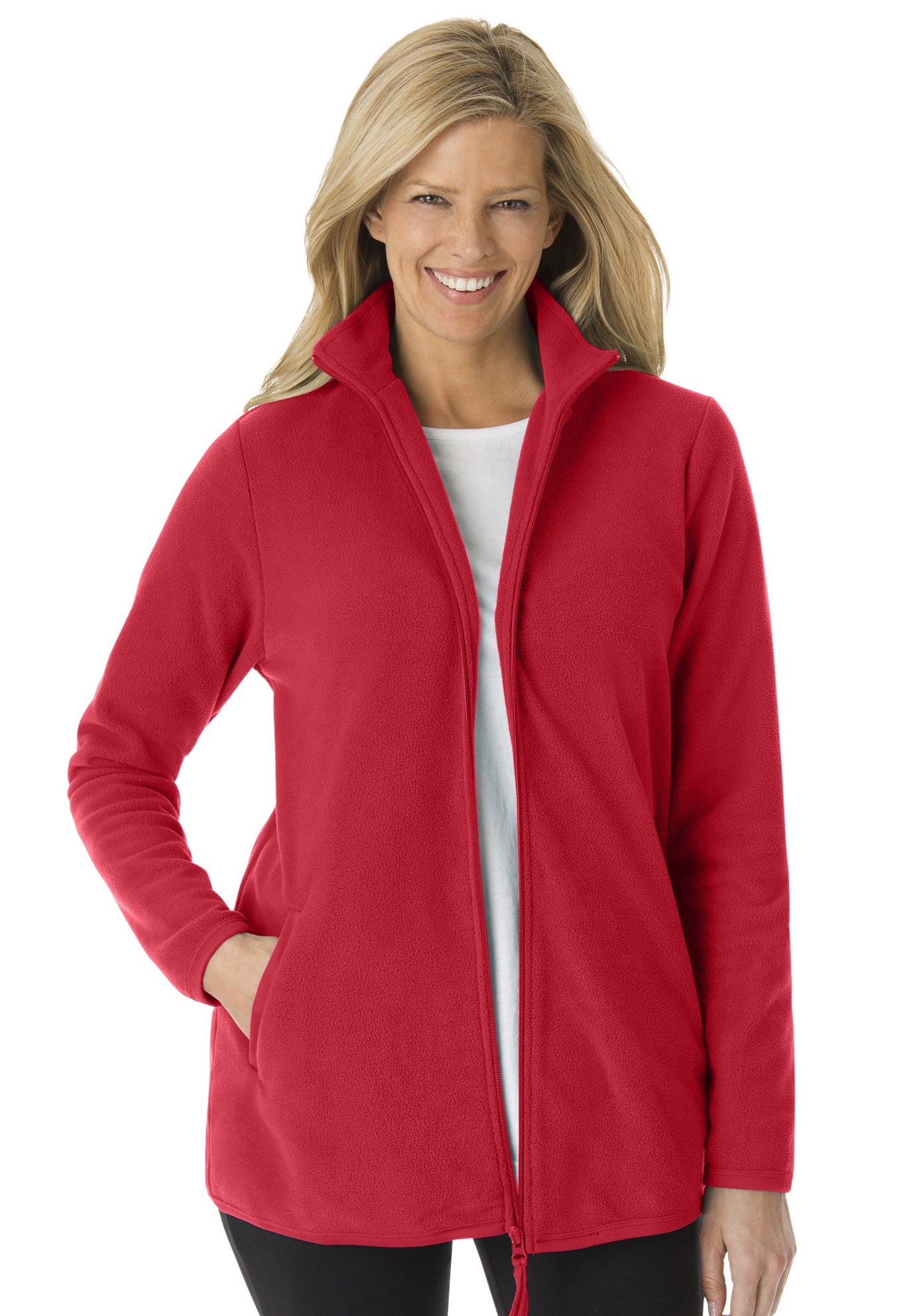 Zip-Front Microfleece Jacket image number 0