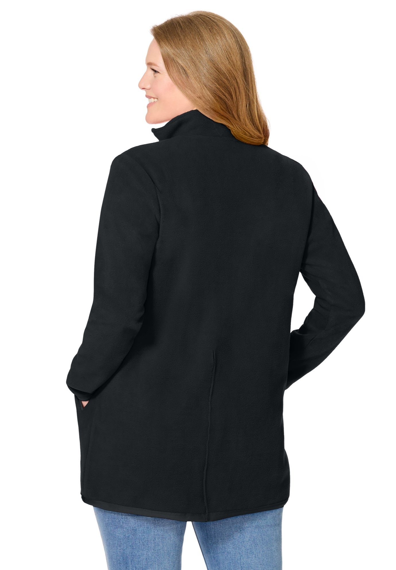 Zip-Front Microfleece Jacket image number 1