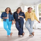 Stretch Denim 5-Pocket Straight-Leg Jeans image number null