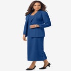 Side Button Suit Jacket Dress image number null
