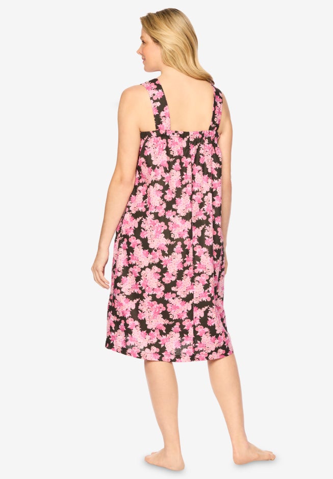 Print Sleeveless Square Neck Lounger image number 1