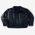 Leather Bomber Jacket image number null
