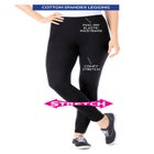 Stretch-Cotton Knit Pull-On Leggings image number null
