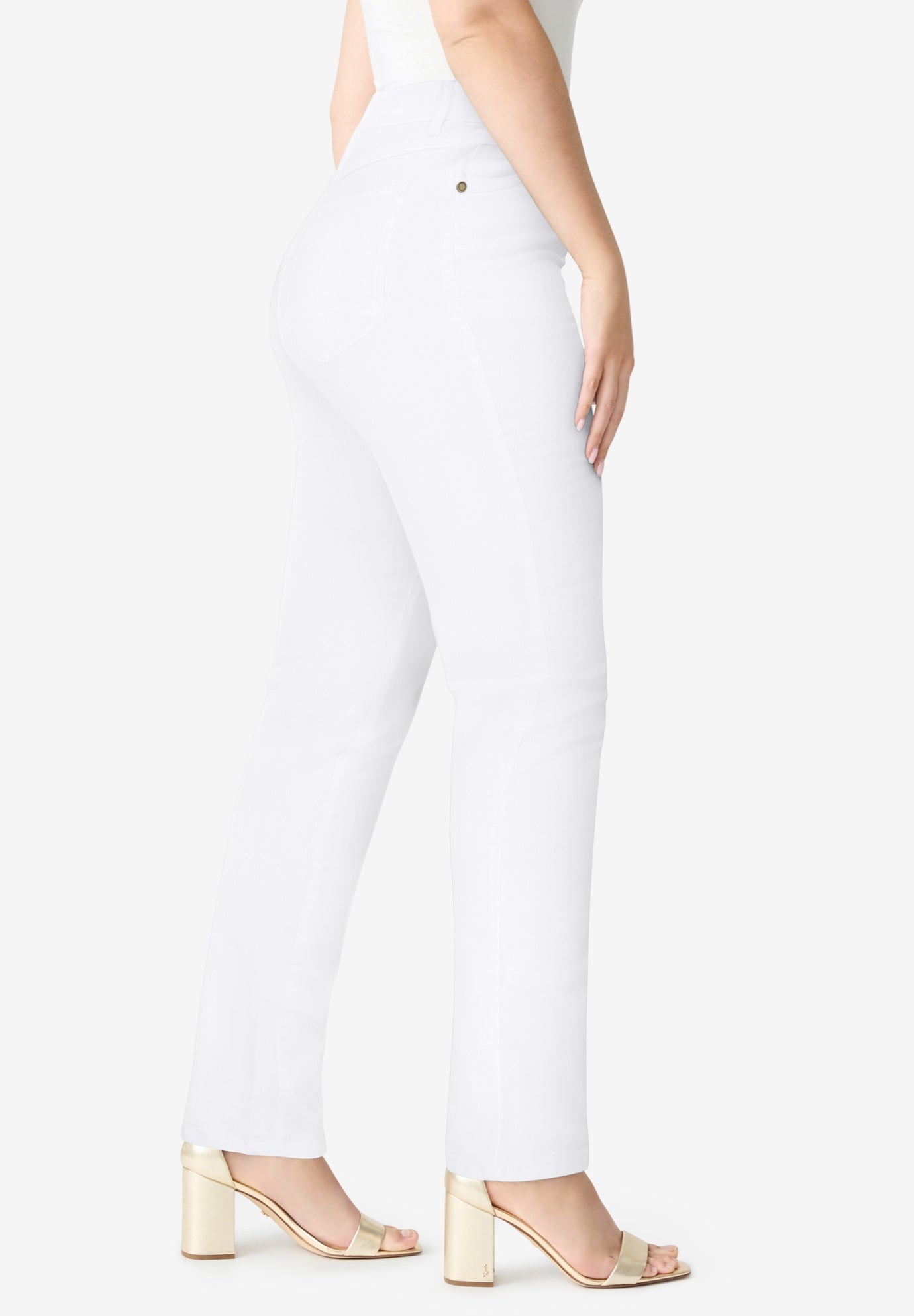 Plus Size Classic Stretch Straight Leg Jean image number 2