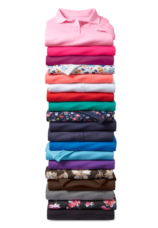 Elbow-Sleeve Polo Tunic image number 6