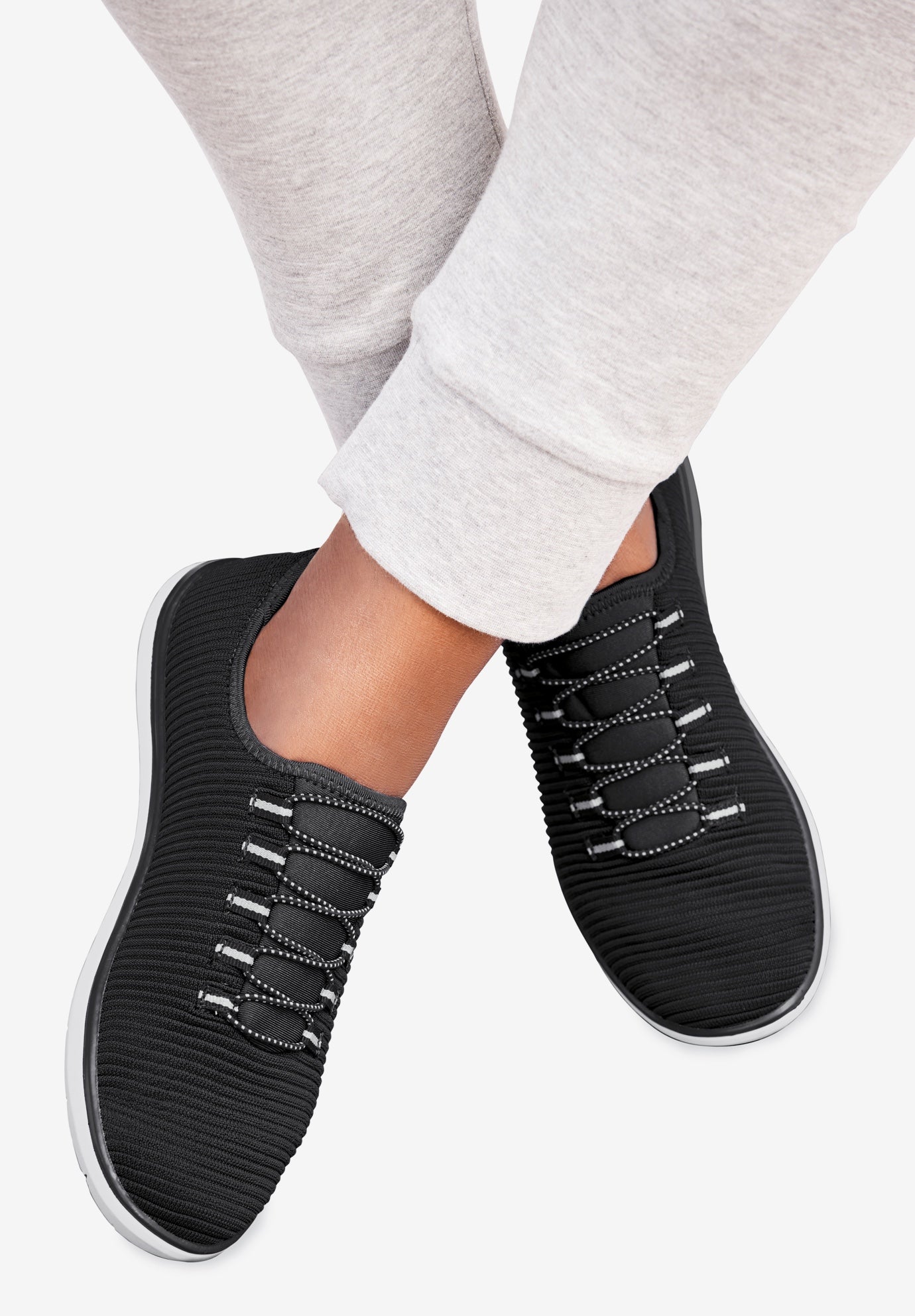 The CV Sport Ariya Textured Knit Slip On Sneaker | Shoes For All
