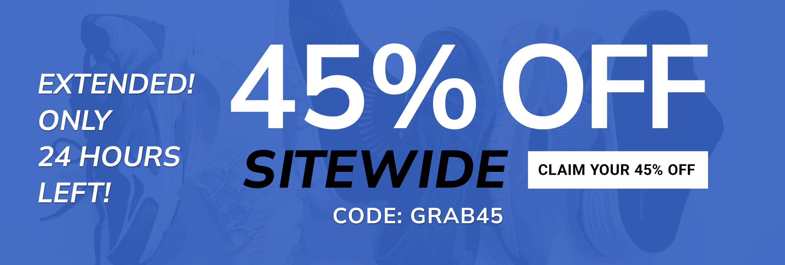 45% off - Site Wide