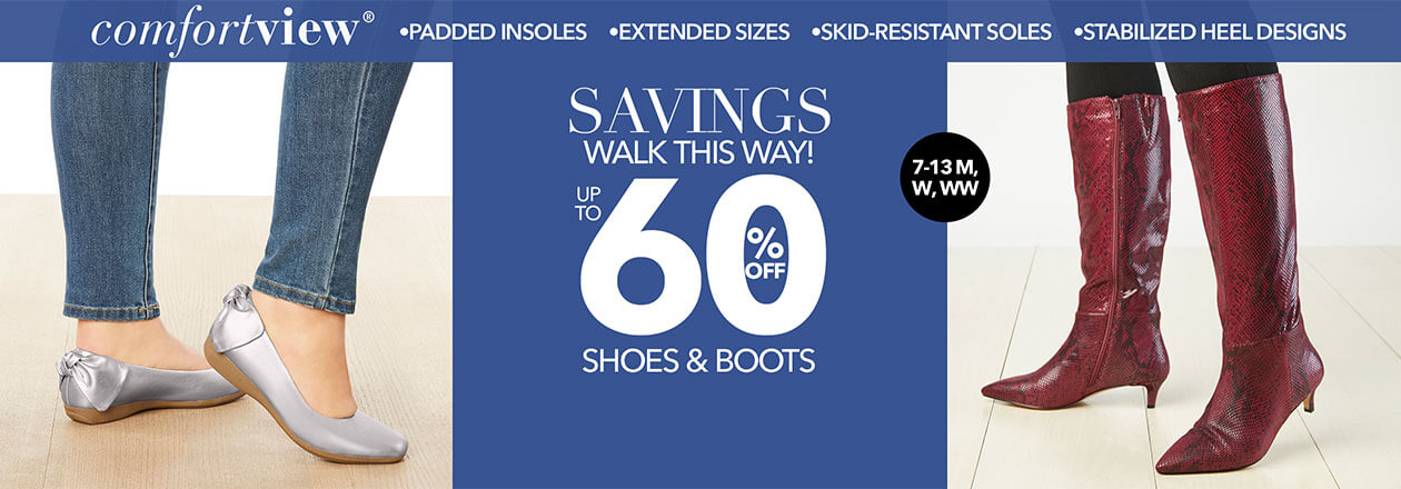 Up to 60% off Comfortview Shoes & Boots - SHOP NOW