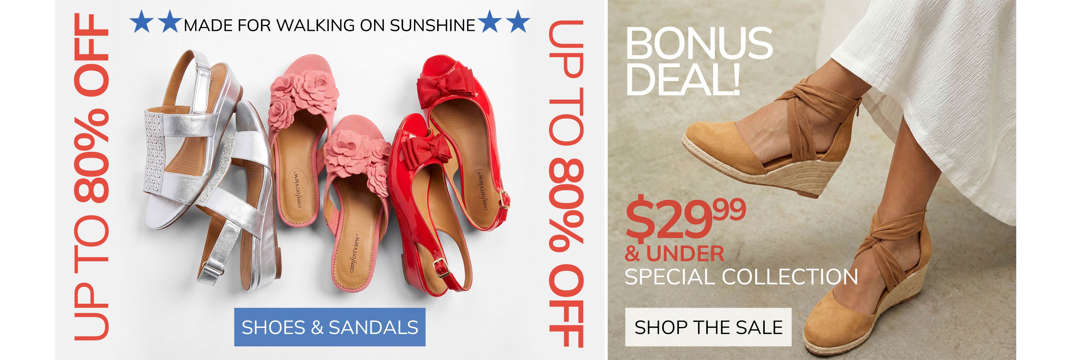 4th of July up to 80% off Shop Shoes & Sandals