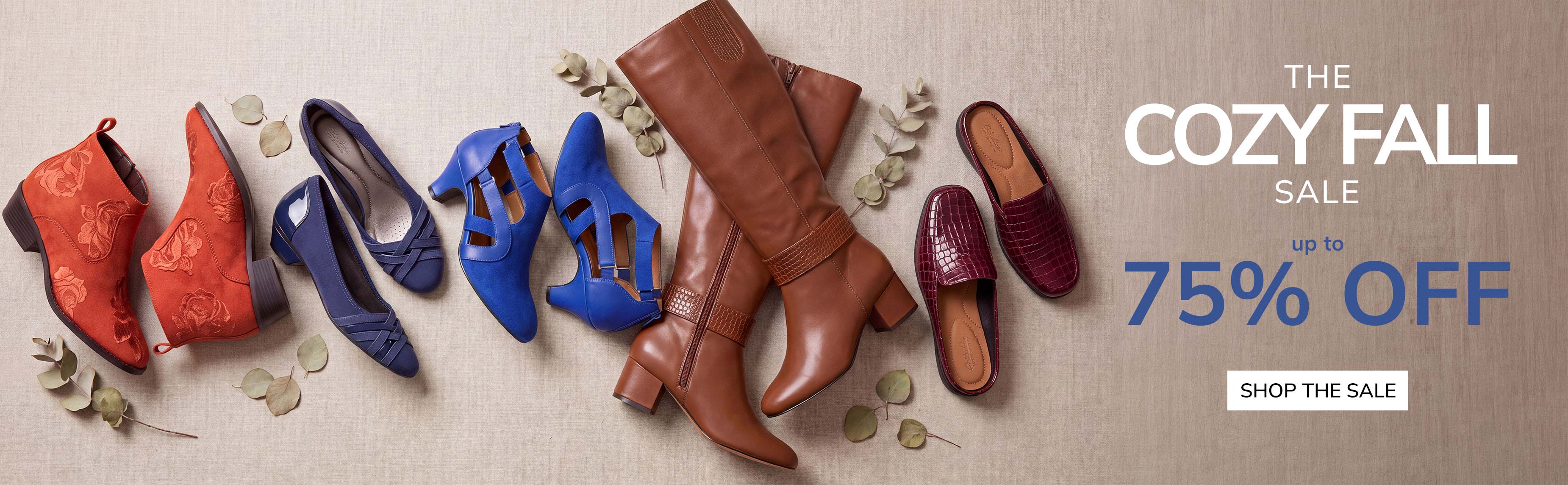 THE COZY FALL SALE! UP TO 75% OFF SHOP THE SALE