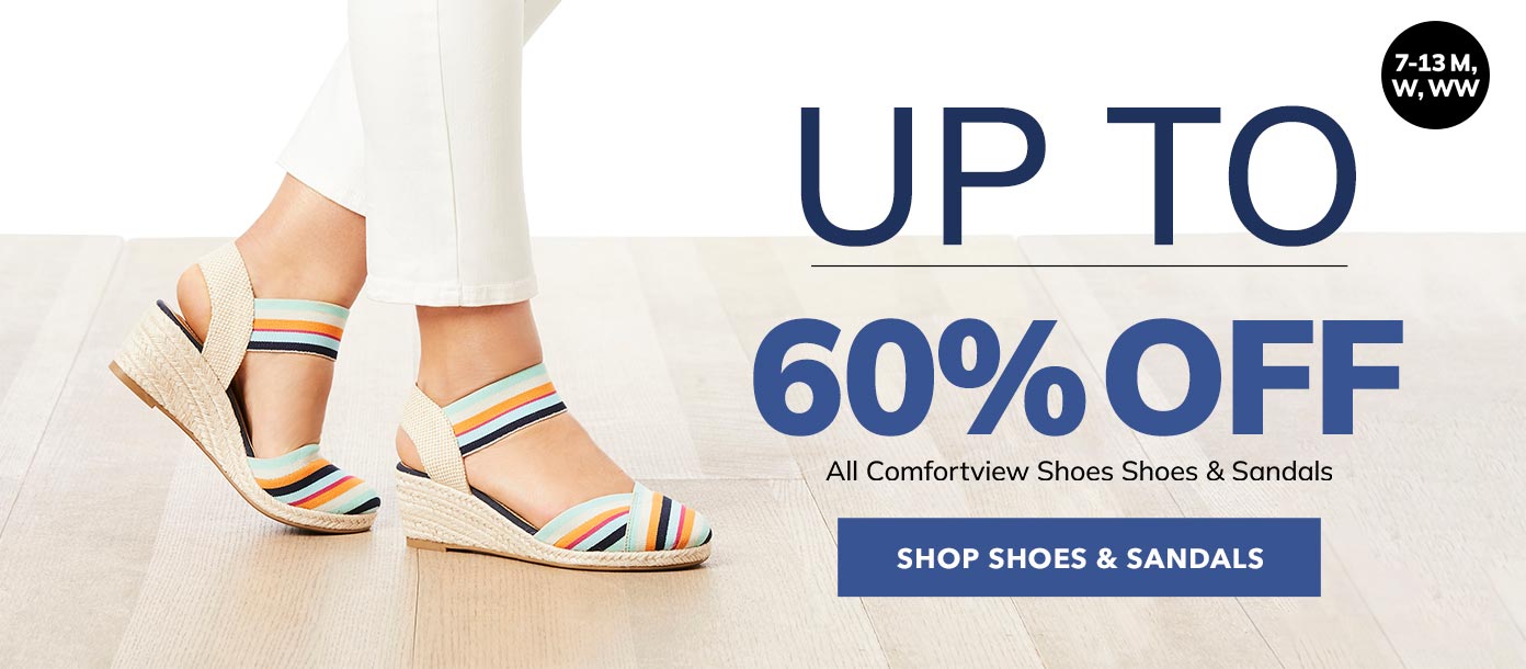 up to 60% off - shop shoes and sandals