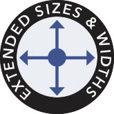 Extended Sizes & Widths