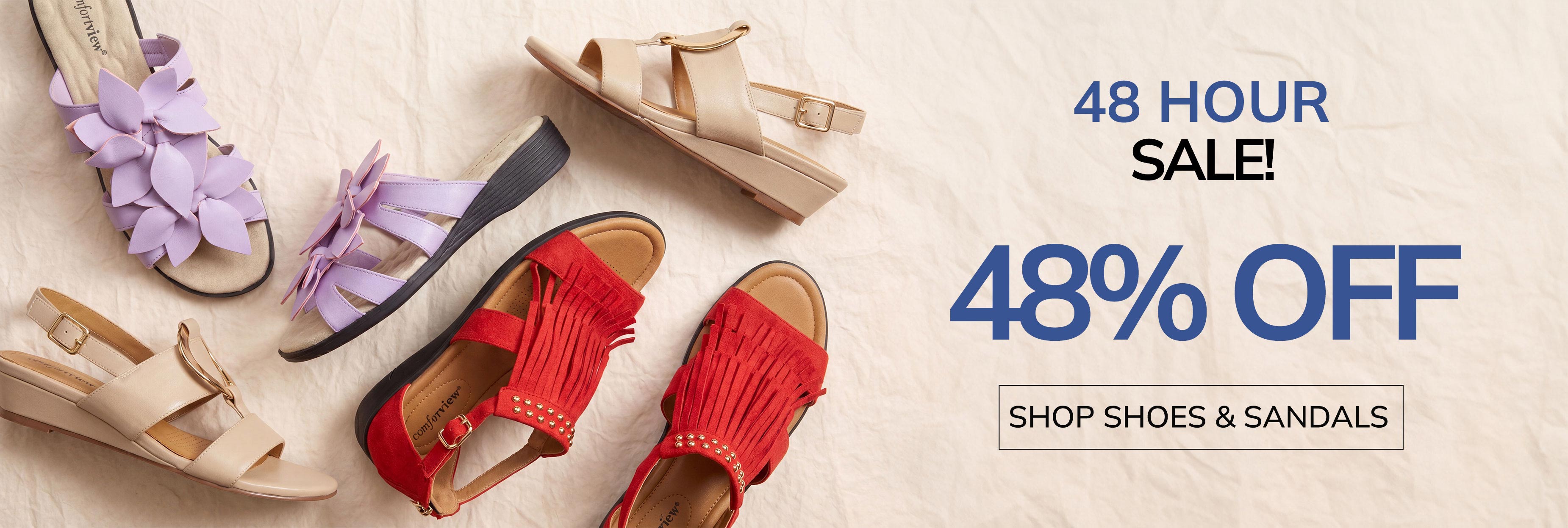 48 Hour Sale 48% Off Shop Shoes & Sandals