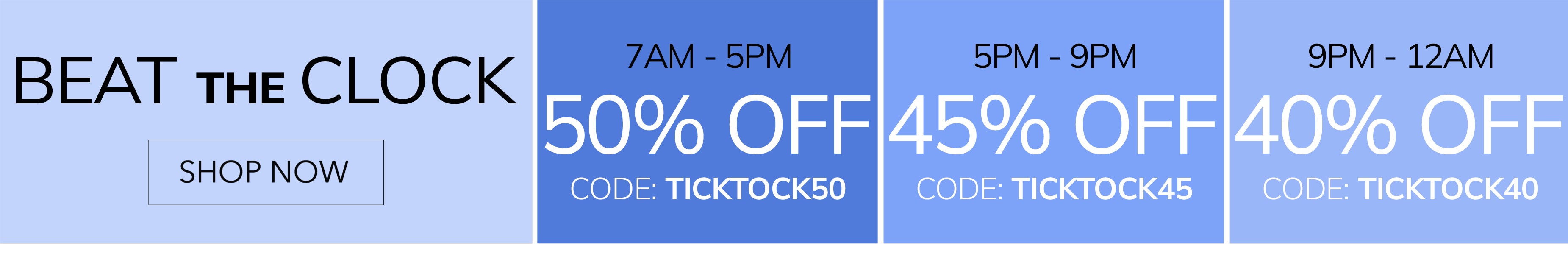 Beat the Clock Shop Now