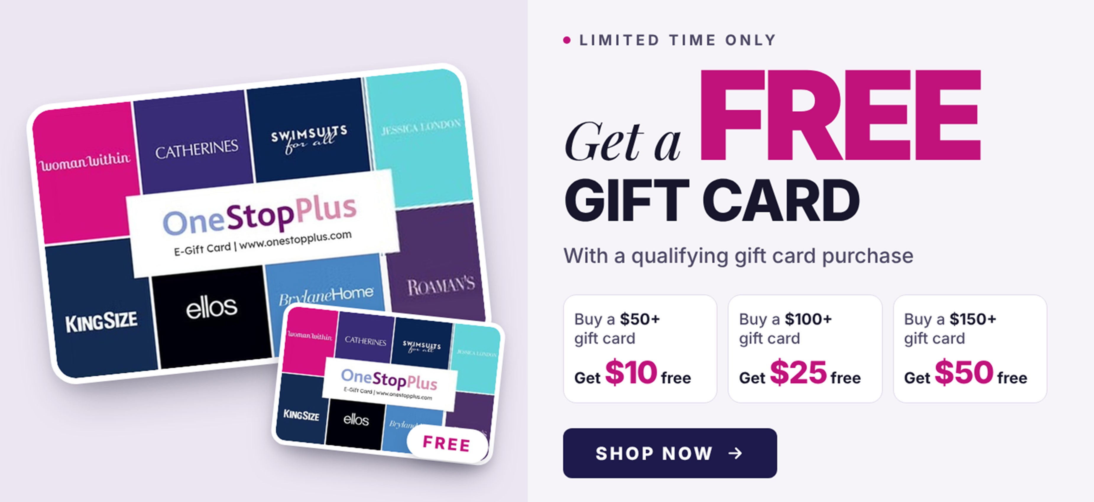 GET A FREE GIFT CARD SHOP NOW