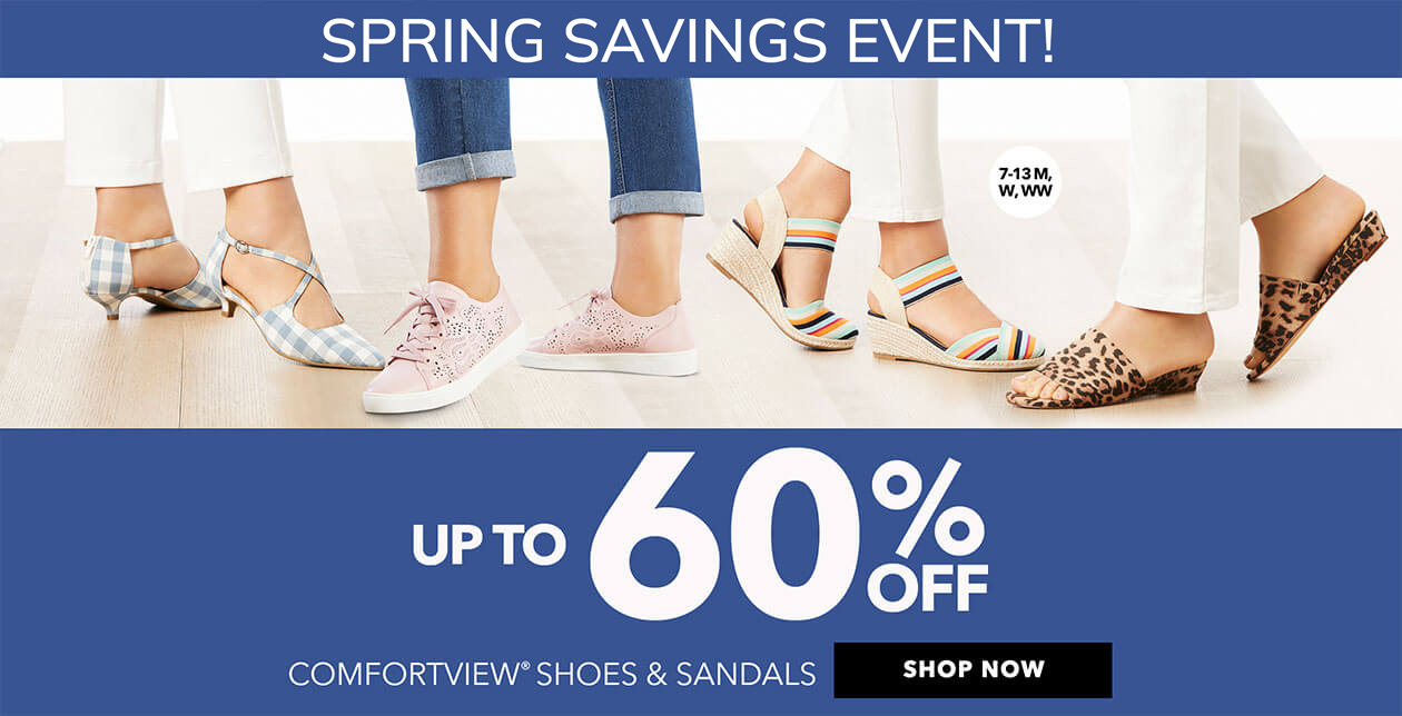 Comfortview shoe sale up to 60% off ! - SHOP NOW