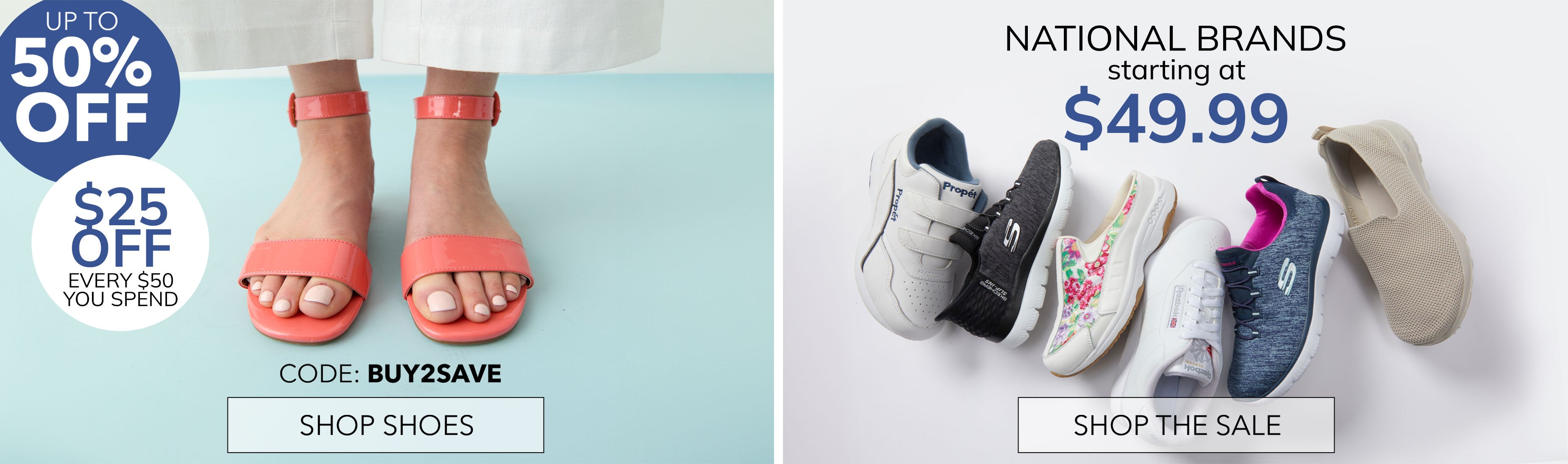 50% off - shop the sale