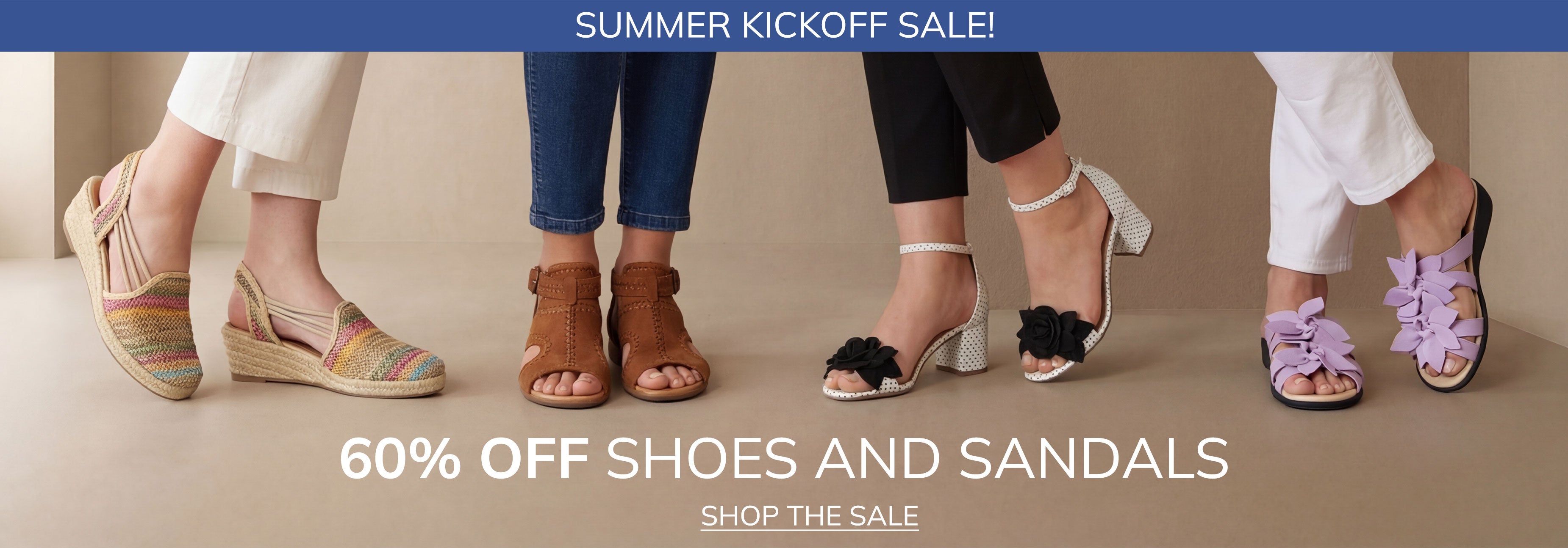 60% OFF SHOES & SANDALS