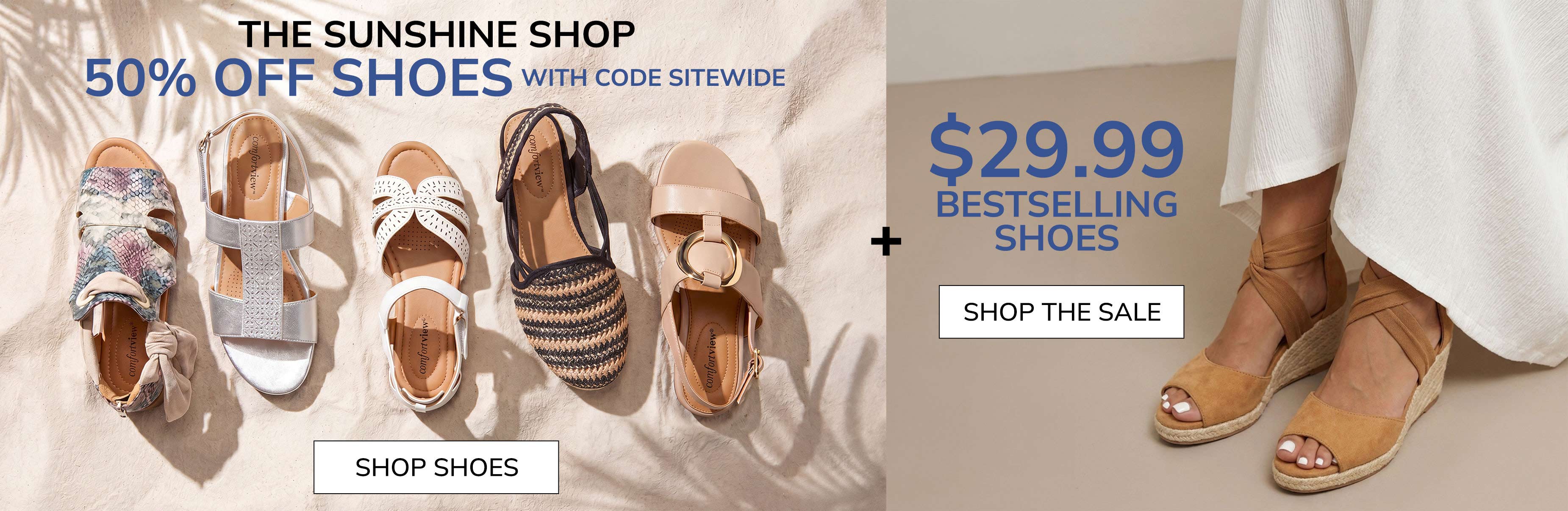 50% OFF ALL SHOES