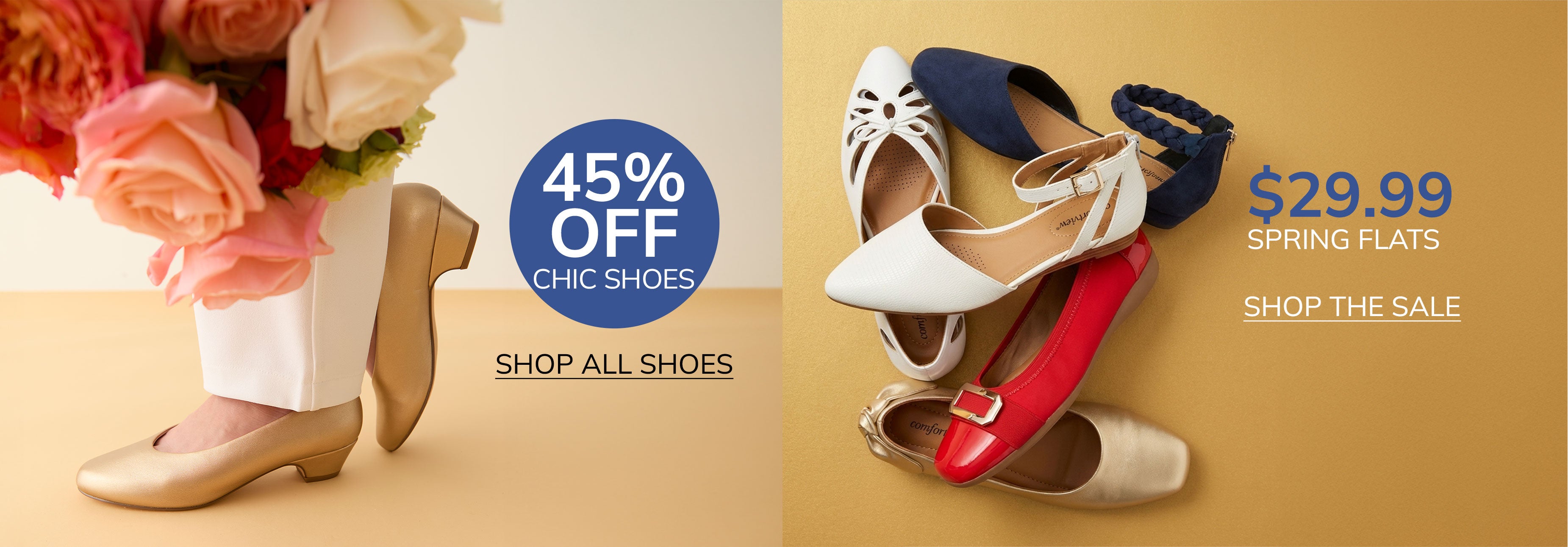 45% OFF CHIC SHOES