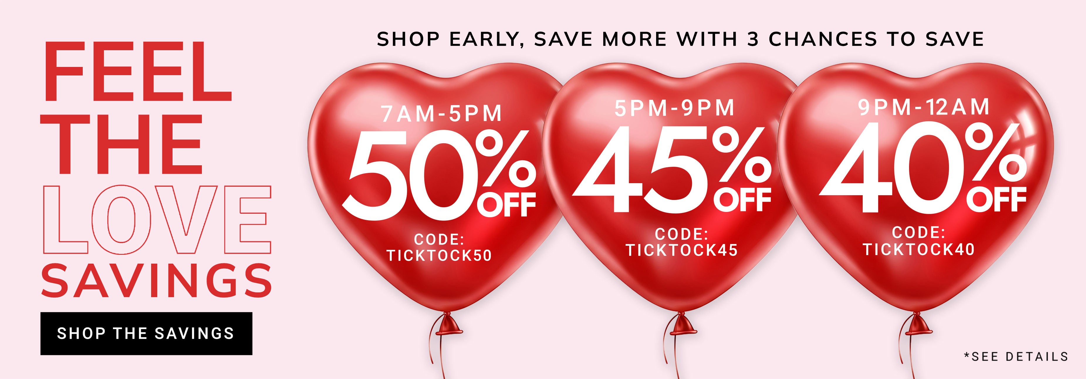 50% off - shop the sale