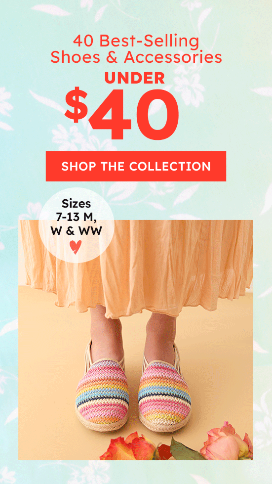 Under $40 Shop The Collection