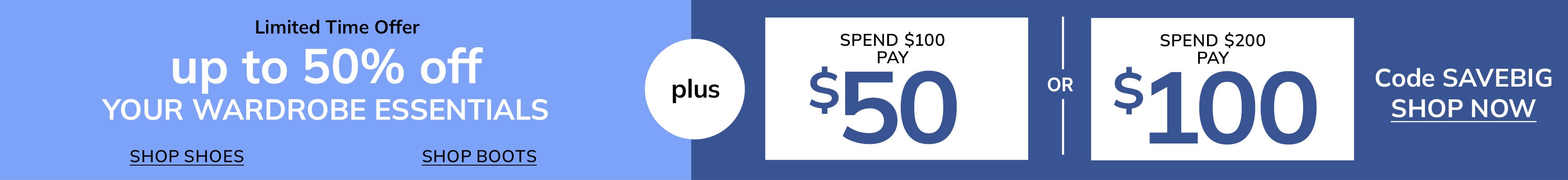 Participate in UC up to 50% (WPFM) + BMSM $50 OFF $100, $100 OFF $200